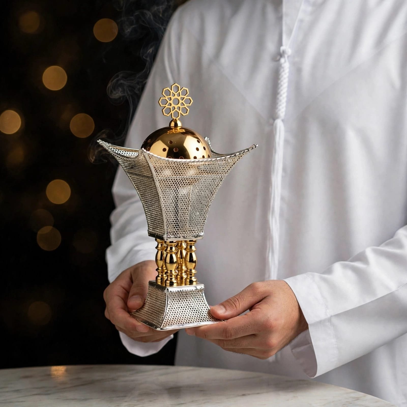مبخره التاج الفضي